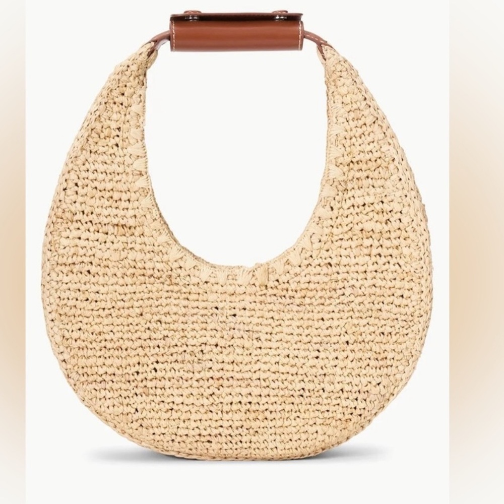 STAUD Moon Raffia Bag - Picture 2 of 7